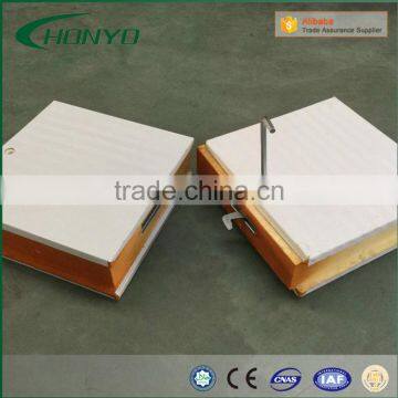 Steel Sheet Fireproof Fire Resistant Modular Cold Room PU Polyurethane Sandwich Panels With CamLock