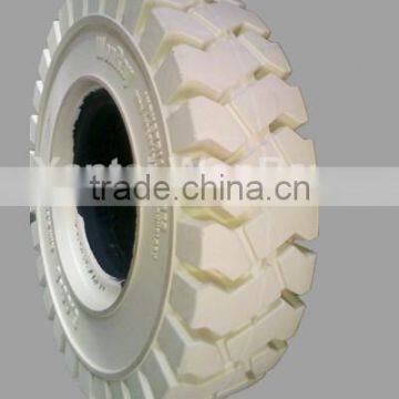 Top Quality Non Marking Tires Forklift Solid Rubber Tires Yantai WonRay Solid Tires Factory photo-3
