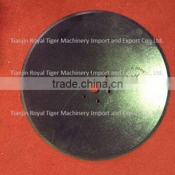 Flat plow disc blade /agri machinery parts/ heat treatment 65Mn steel ,12 to 46 inch