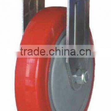 Fixed Plate Caster Wheel,rubber caster