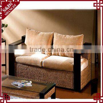 SD European type rattan handmade living room sofa set