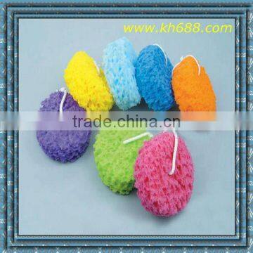 Round shape spongs of body scrub