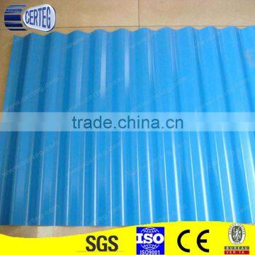 Prepainted corrugated Galvanized metal roof tile/steel waved roofing sheets