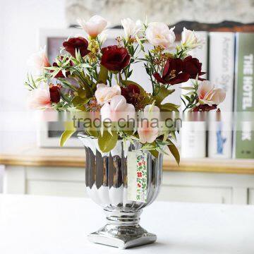 New Design Real Touch Silk Frangipani Decorative Artificial Table Flowers photo-2