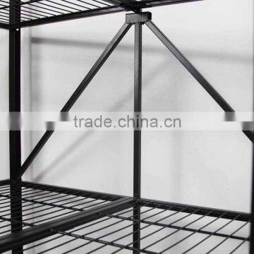 Folding Metal Storage Shelf With Mesh Ironing Board photo-4