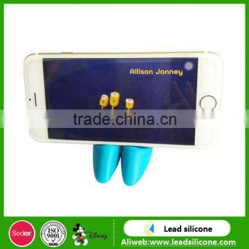 Free Sample Mini Silicone High-heel Shoe Phone Holder/Funny Rotating Cell Phone High Heel Shoes photo-4