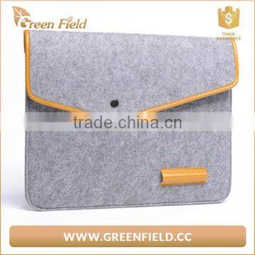 Wholesale gray handmade popular felt laptop bag