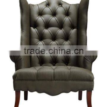 European style leather leisure sofa chair