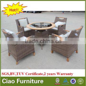 Garden Furniture Teak Wood Table Chair