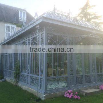 Manufacturer of Durable and High Quality Galvanized Steel Frame Garden Greenhouse for Sale With Glass / Green House for Garden photo-4