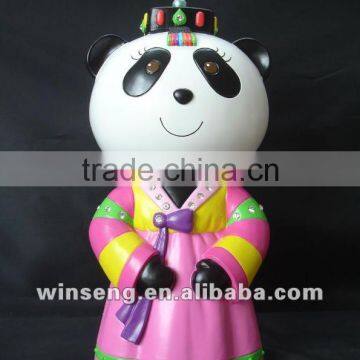 OEM Panda Resin Polyresin Figurine Animal Sculpture Statue for Home Decoration Birthday Souvenir Gift Items photo-3