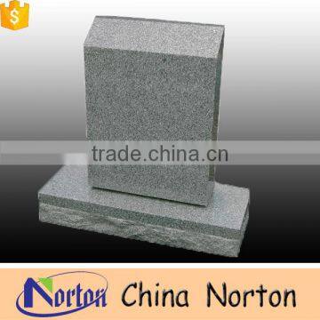 Chinese supply cheap gray granite simple design funeral tombstone NTGT-040L