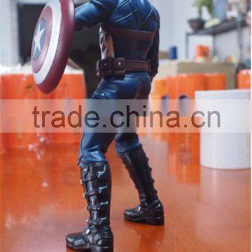 High Quality Hot Sale Resin Anime Character Captain America Statue for Collection photo-3