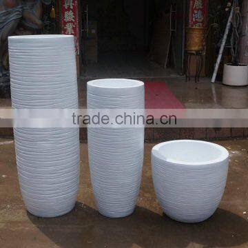 Customized made fiberglass flowerpot