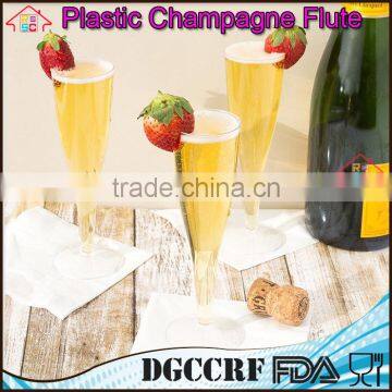 NBRSC Promotional Disposable Hard Plastic Champagne Flutes Party Wine Glasses Cups photo-6