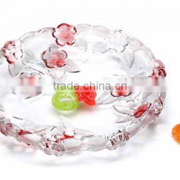 fashion creativeing candy glass plate