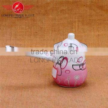 New Item Design Personalized Enamel Coffee Tea Pot / Coffee Jug photo-4