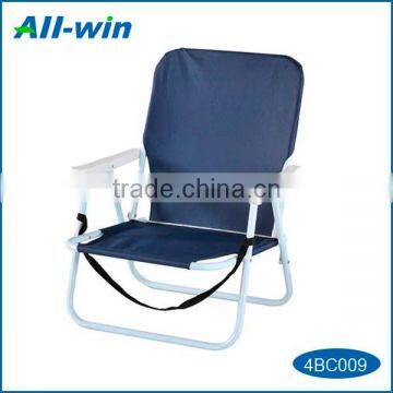 Popular Outdoor High-quality Stackable Space-saving Low-seat Leisure Beach Chair With Armrest photo-2