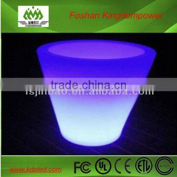 Rechargeable Remote Control Colrful LED Plastic Round Vase photo-4