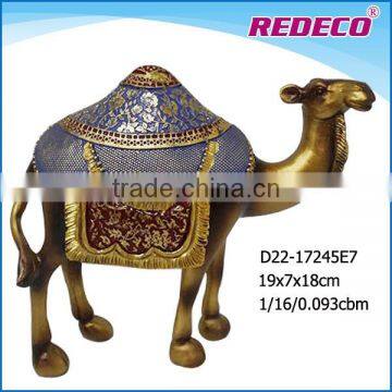 2017 Customized Popular Colorful Resin Camel Decoration