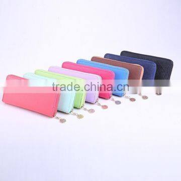 2015 Promotional Women Wallet Handmade Leather Wallet Fashion Purse For Women photo-2