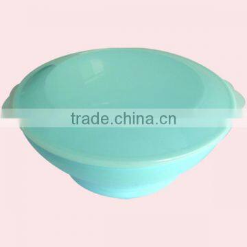 3 Pcs Plastic Salad Bowl With Lid Salad Bowl photo-4