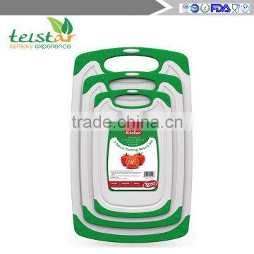 3 PCS Anti-slip Plastic Chopping Block Set Plastic Chopping Board photo-2