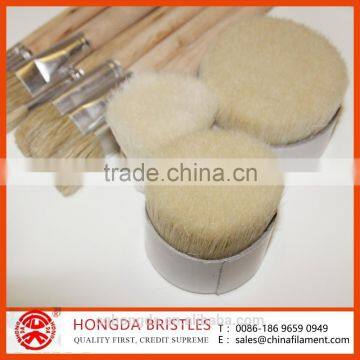 BLEACHED BOILED WHITE BRISTLE FOR ARTIST BRUSH FIBER / PAINT BRUSH BRISTLE/ COSMETIC BRUSH BRISTLE