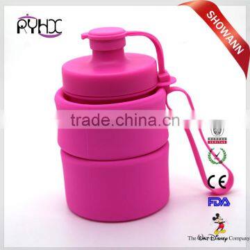 2016 Hot Selling Portable 800ml Collapsible Drink Silicone Kettle photo-2