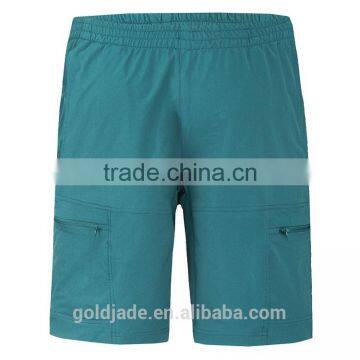 China factory high quality cotton and spandex run wear black plain quick dry men shorts