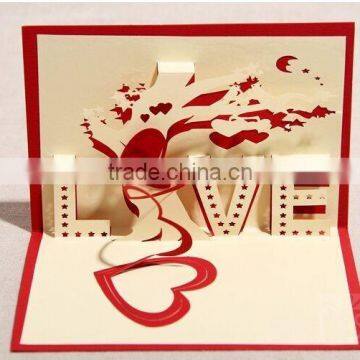 Sweet Love Paper 3d Wedding Invitation Paper Cards Greeting Cards photo-2