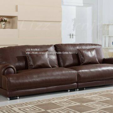Newest Modern Living Room Leather Sofa From Furniture photo-4