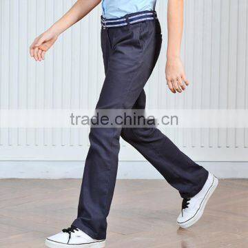 Wholesale Cotton Khaki School Pants With Elastic Waist For Juniors Boys photo-4