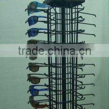 Black Four Sides Can Fit Hundred Rotating Sunglasses Display Box photo-3