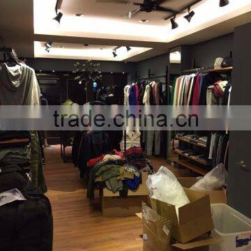 Metal Black Powder Coated Clothingshop Display Rack Wall Mounted photo-4