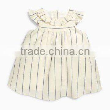 Kids Clothes Stripe Romper Hot Selling Cotton Baby Girls Ruffle Boutique Clothes Sets Fancy Wholesale Baby Clothes photo-2