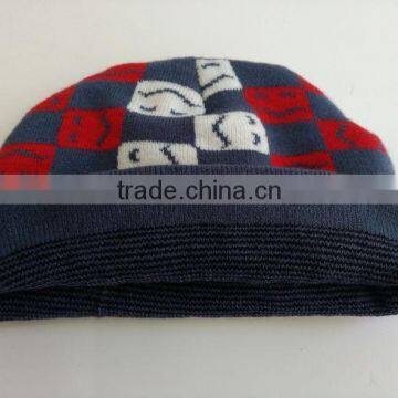 100% Acrylic Comfortable Hip Hop Knitted Beanie Hat