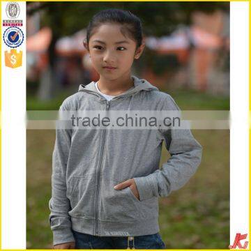 Custom Made Cheap Plain Wholesale Girls Hooded Sweatshirt photo-3