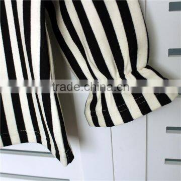 1-5 Years Wholesale 2017 New Girls Striped Shirt Autumn Long Sleeve Fashion Cotton Ruffle Girls Blouses photo-5