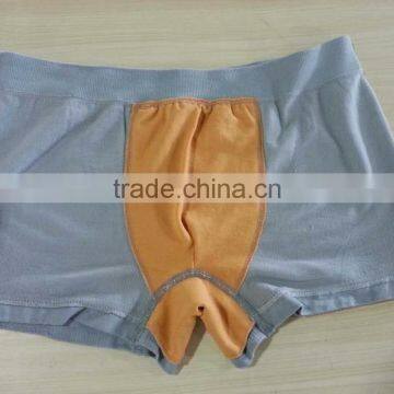 Bamboo Fiber Men Seamless Boxer Shorts photo-3