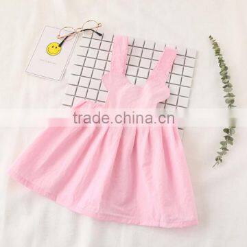Girls Fancy Cotton Dress Style Fashion Boutique Girl Dress Clothing Halter Clothing