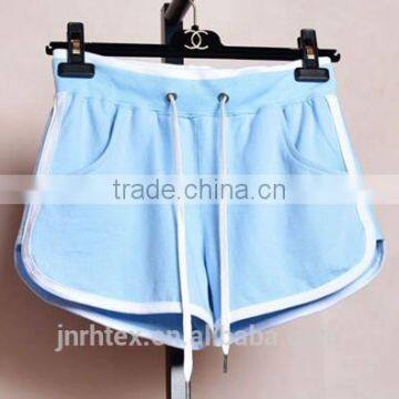 100% Cotton Plain Colorful Sports Shorts for Women photo-2