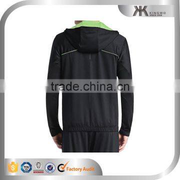Custom Lightweight Running Jacket Men Fleece Lined Polyster Sport Jacket photo-3
