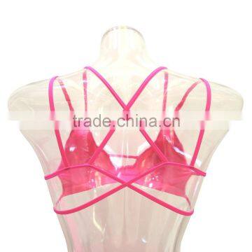 2016 Strappy Fitness Bra Women Underwear Sports Wear Lingerie Seamless Sexy Bra photo-3