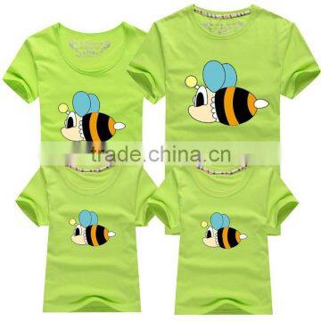 custom kids adults printing short sleeve tshirt summer cloth