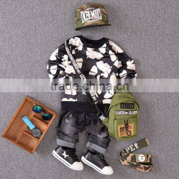 S15264A Baby Clothes 2016 Winter Long Sleeve Cotton Boys Hoodies