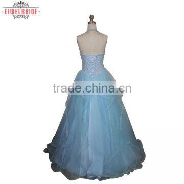 Custom A Line Halter Beading Wedding Dress photo-3