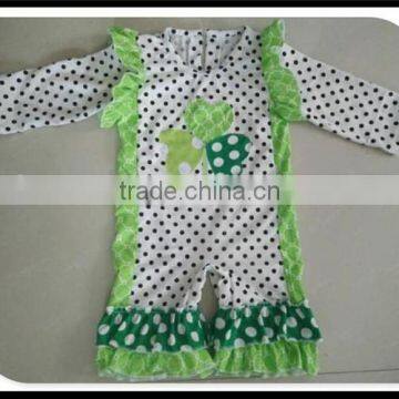 2016 Cute Dots Cow Baby Spring Onesie Clothes Wholesale Long-sleeved Baby Summer Rompers Clothes photo-6