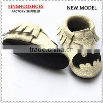 Soft Sole Bat Design Moccasins Baby Shoes photo-2
