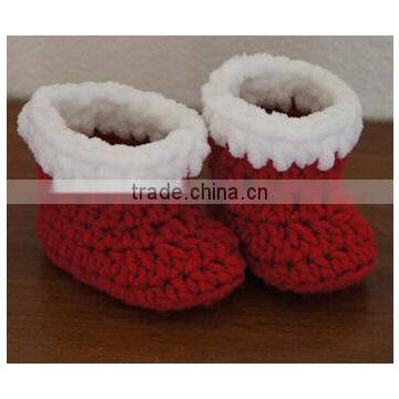 Christmas Baby Santa Hat and Booties photo-5